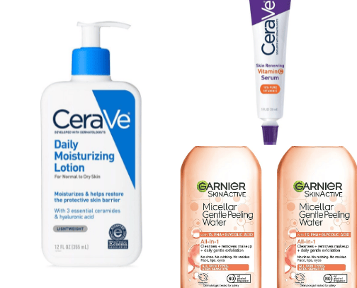 Favorite Skincare and Makeup Items cover photo collage