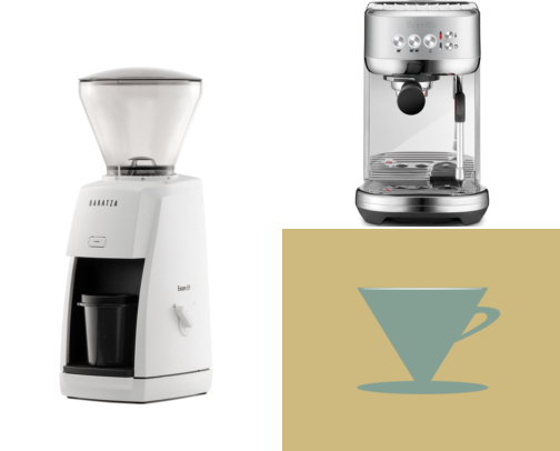 Home coffee starter kit cover photo collage