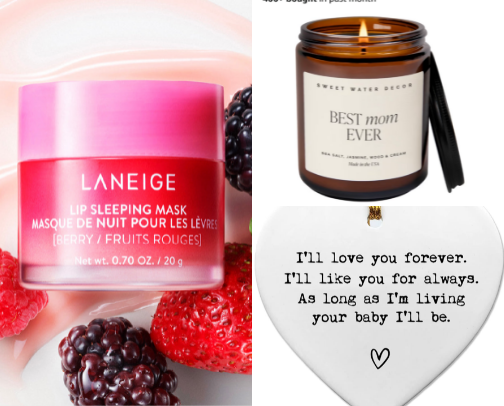 Mother’s Day gifts💐✨ under $50 she will actually love! 💝 cover photo collage