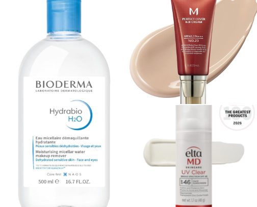 Beauty Recs for Women With Sensitive Skin and No Time 🛀🏼🚿💇🏼‍♀️ cover photo collage