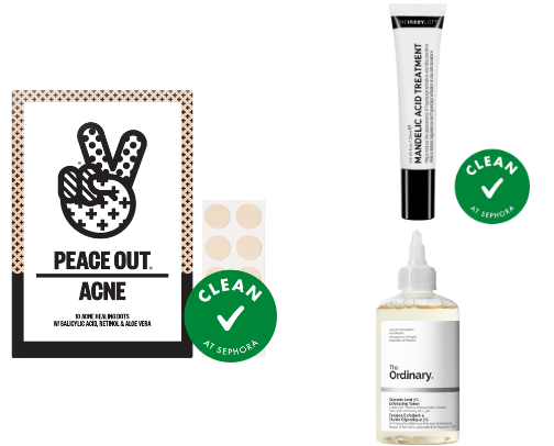 For a clear face, glass skin recommendations cover photo collage