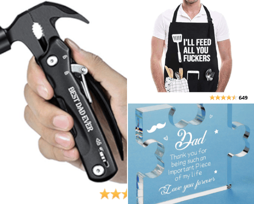 Father's Day Gifts cover photo collage