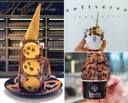 Food Places that you will love: Desserts and Meals ✨ cover photo collage