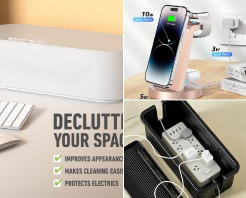 20 Genius Bedroom Gadgets That Make Your Room CLEANER & Effortless ✨ cover photo collage