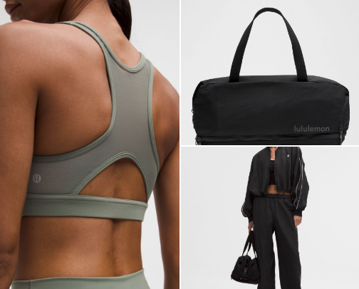 lululemon must-haves cover photo collage