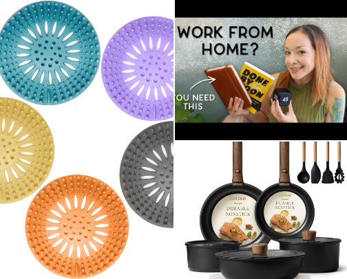 Household essentials cover photo collage