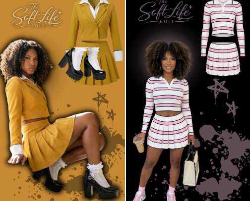 Soft Life Outfit Edit cover photo collage