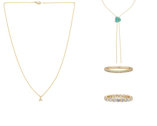 Gold Jewelry cover photo collage