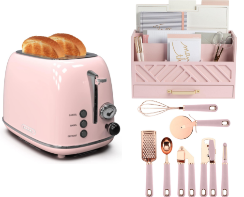 Pink Amazon Aesthetic Finds | Home & Desk Must-Haves cover photo collage