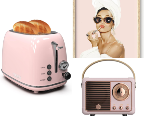 Pink Amazon Aesthetic Finds | Home & Desk Must-Haves cover photo collage
