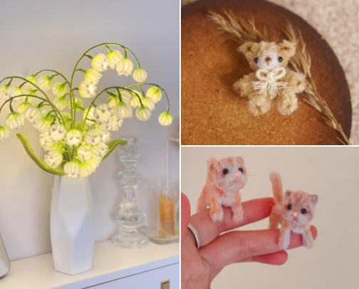 🧵✨ Whimsical World of Pipe Cleaner Wonders! cover photo collage