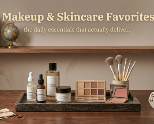 Makeup & Skincare Favorites! cover photo collage