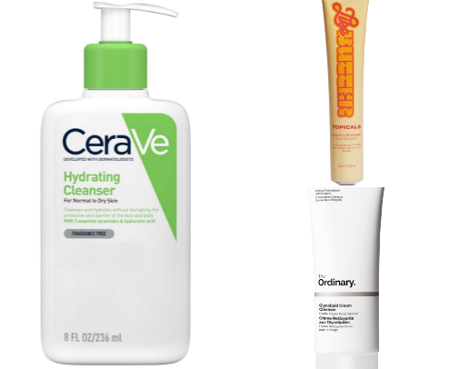 Dry Skin Care Essential. ✨ cover photo collage