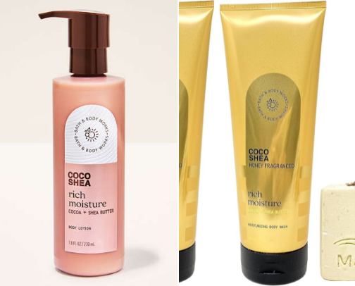 Body wash,lotion, perfume recs 4 coconut/cocoa/shea butter cover photo collage