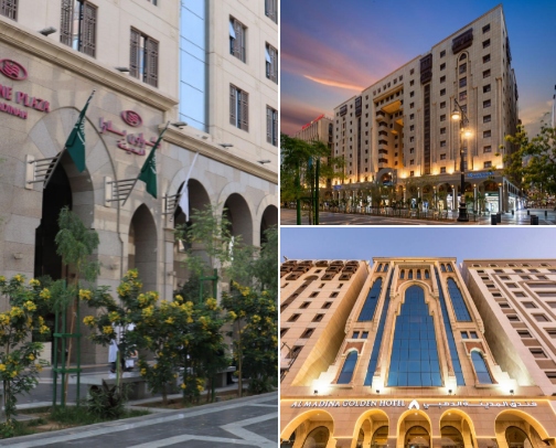 The Best Hotels Near Masjid Nabawi and Sync with Nusuk cover photo collage