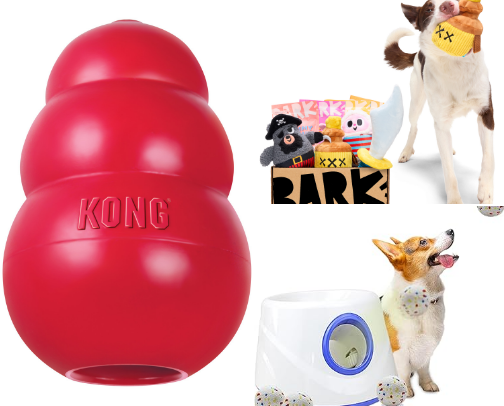 Pet toys cover photo collage