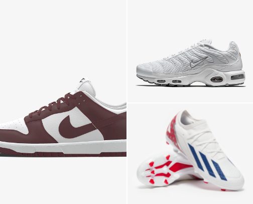 Sneakers cover photo collage