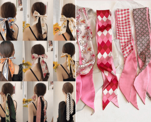 Best Seller: Women's  Aesthetic Scarf & Hairbands – 500++ Sold cover photo collage