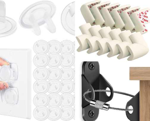 Baby-Proofing Room by Room — Everything We Did Before She Started Crawling cover photo collage