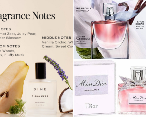 Perfumes cover photo collage