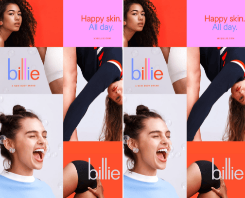 Billie cover photo collage