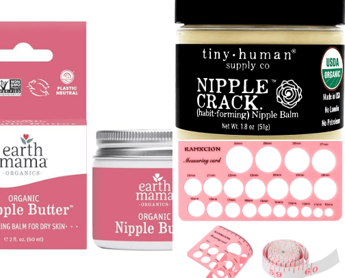 OUCH! My nipple!! My recommendations for breastfeeding mamas. cover photo collage