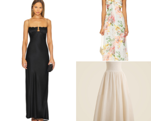 Long Dresses For All Occasions cover photo collage