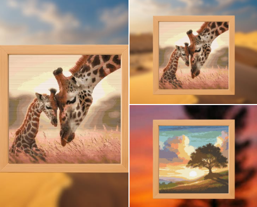 250 - 300 Stitches Cross Stitch Patterns cover photo collage