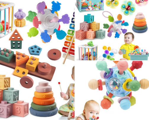 Sensory Toys That Keep Little Hands Busy cover photo collage