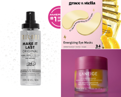 My favorite beauty recs cover photo collage