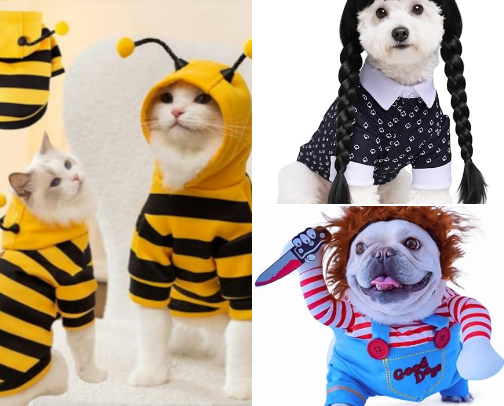 Pet Costumes for Lots of Fun and Giggles! cover photo collage