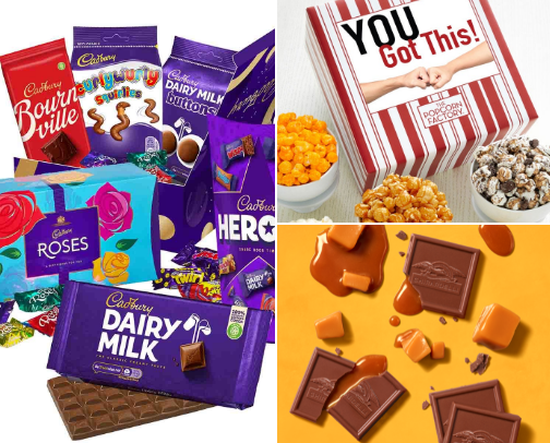 ❤️🍫 Valentine’s Chocolate & Sweet Treats cover photo collage