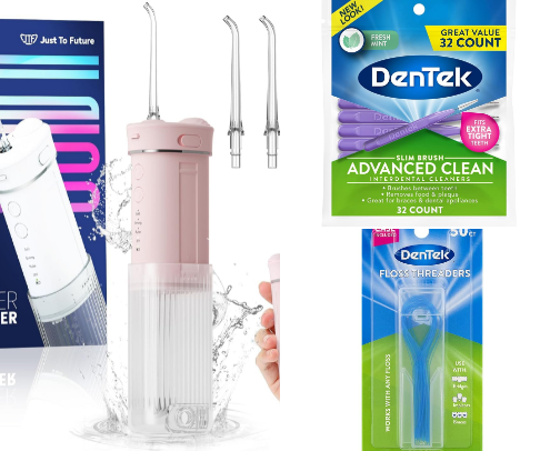Brace face products cover photo collage