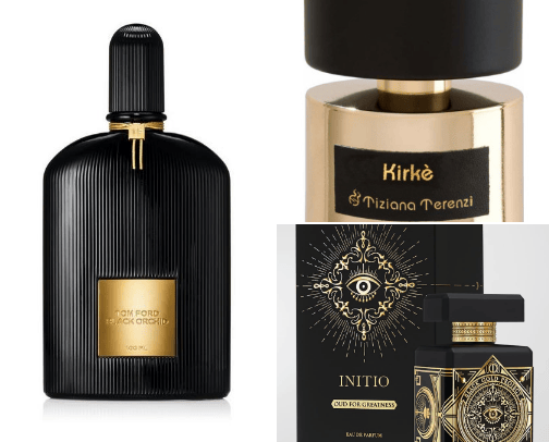 Perfumes for every occasion; finding the right perfume for your mood cover photo collage