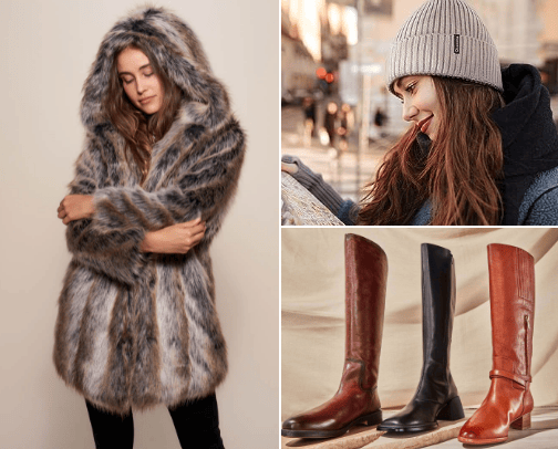 Winter cool collection cover photo collage