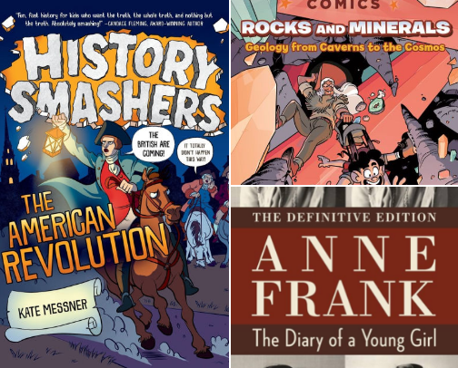 Nonfiction selections upper elementary and middle school students cover photo collage