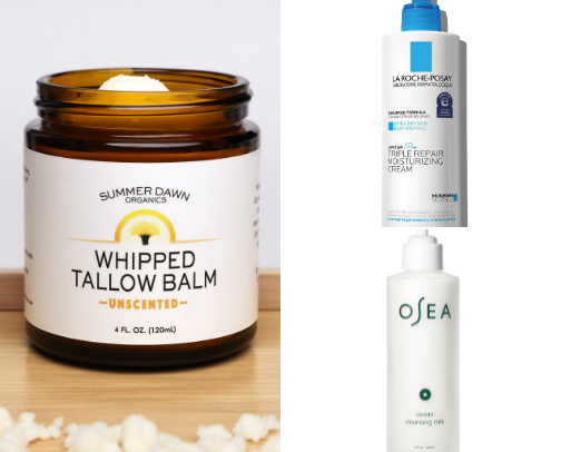 My favorite skincare products cover photo collage