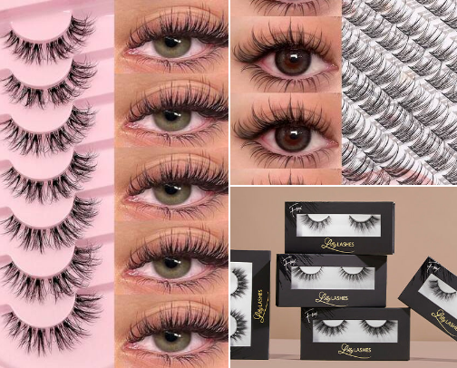 Best Lashes/Clusters to Use (beginners as well)! cover photo collage