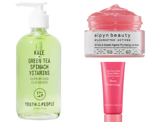 Skincare cover photo collage