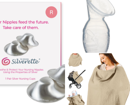 Breastfeeding 🤱 must haves cover photo collage