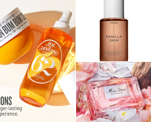my signature scents ✨ cover photo collage