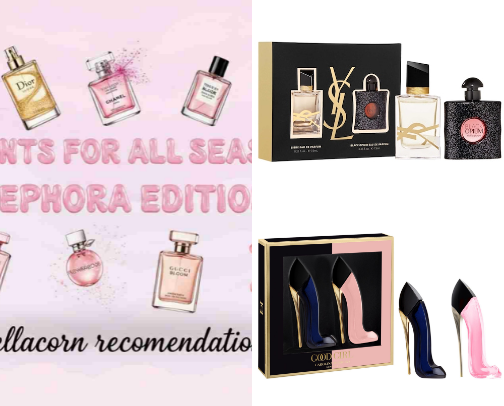 Scents for All season ✨ cover photo collage