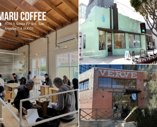 10 Aesthetic & Cozy Cafés to Check Out in Los Angeles cover photo collage