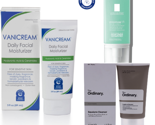 My favorite skincare routine as a mom in her 40s cover photo collage