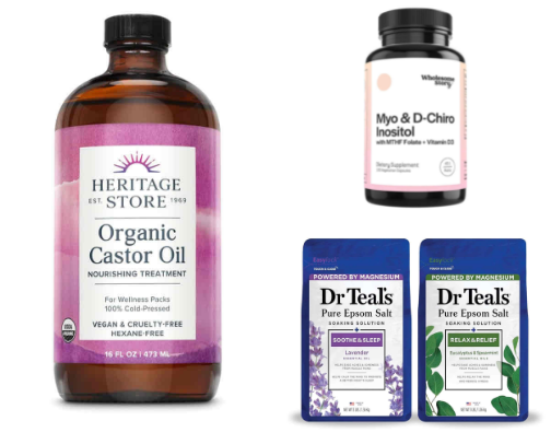 PCOS Essentials: Skincare, Home Remedies + Wellness Favorites cover photo collage