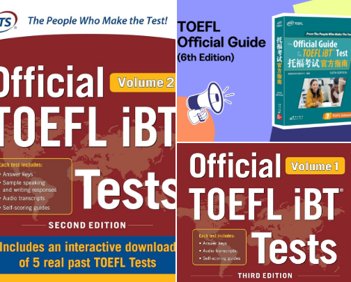 PDF Free - Official TOEFL iBT Tests Volume II W/DVD study companions and boosters cover photo collage