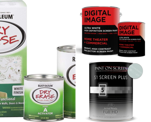 I Finally Found Projector Screen Paint That Reflects Like a Real Screen cover photo collage