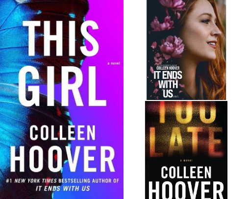 book recommendations for 2025 from a college girl who loves romance and murder mystery🫶 cover photo collage