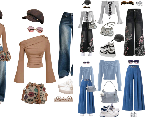 Daily Casual Outfits: Campus & Hangout Style Inspiration cover photo collage
