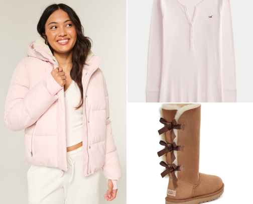 must haves for winter!! ❄️🕯️🤍 cover photo collage